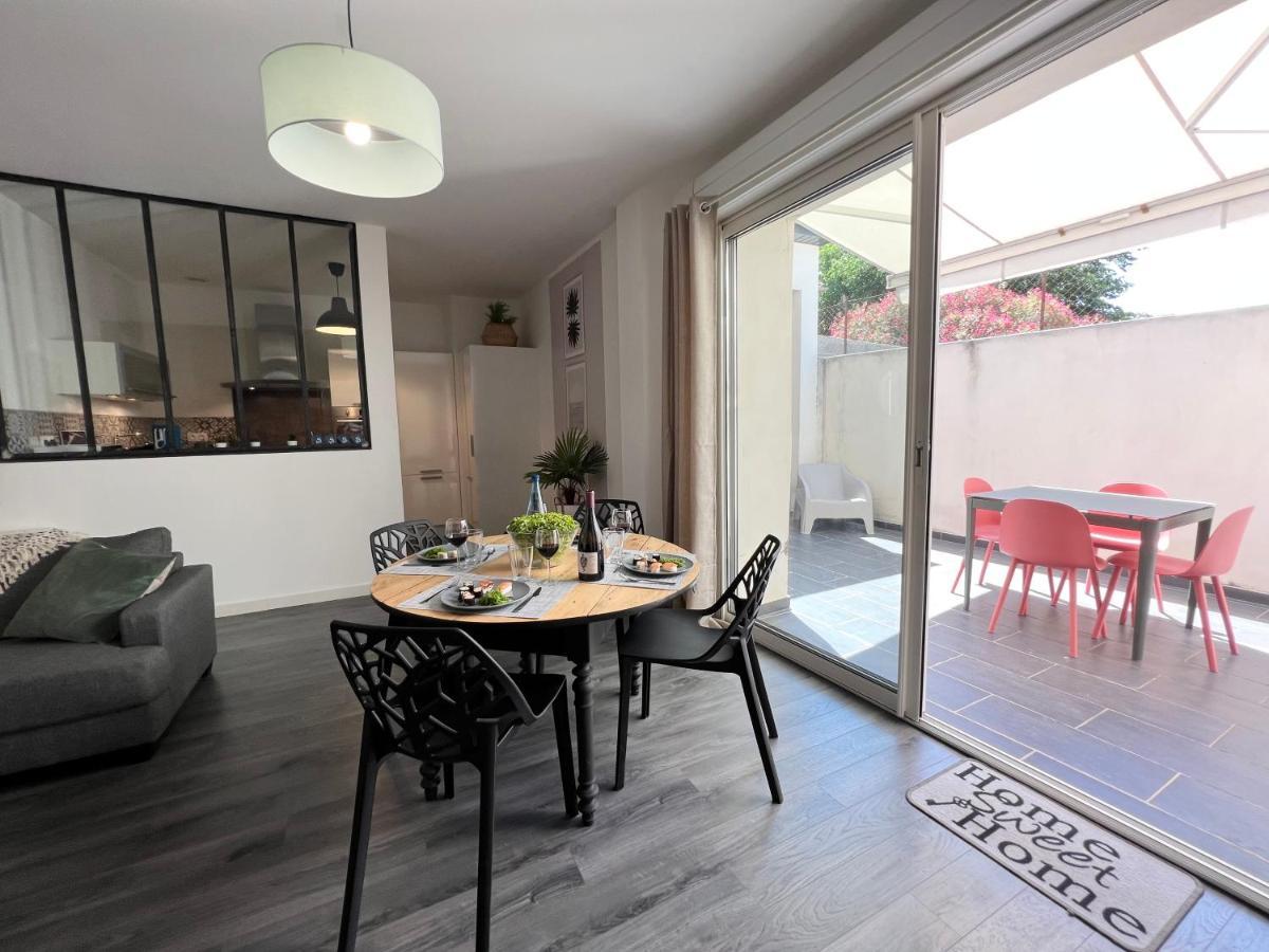 Appart T3 Le Patio - Avec Terrasse Boujan-sur-Libron Buitenkant foto